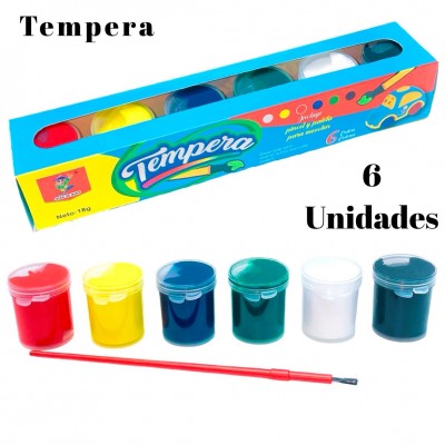 tempera qian se baby x6color
