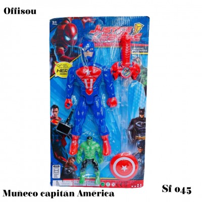 muñeco capitan america sf-045