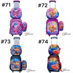 maletas de nina/o 3pcs cartuchera+lonchera+bolso 