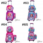 maletas de nina/o 3pcs cartuchera+lonchera+bolso 