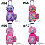 maletas de nina/o 3pcs cartuchera+lonchera+bolso 
