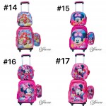 maletas de nina/o 3pcs cartuchera+lonchera+bolso 