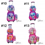 maletas de nina/o 3pcs cartuchera+lonchera+bolso 