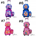 maletas de nina/o 3pcs cartuchera+lonchera+bolso 