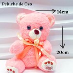 peluches 14cmx20cm