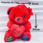 peluches 14cmx20cm