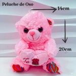 peluches 14cmx20cm