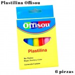 plastilina offisou x6pcs#0035