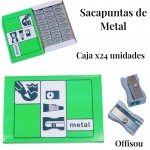 sacapuntas de metal x24pcs #001