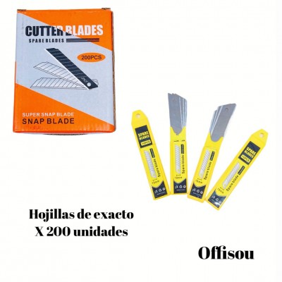 hojillas de exacto 1x10pcs