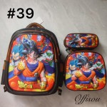 bolso tripack 3pcs bolso+cartuchera+lonchera 16pulga(con luces  )