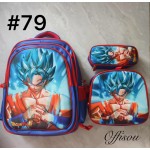bolso tripack 3pcs bolso+cartuchera+lonchera 16pulga(con luces  )
