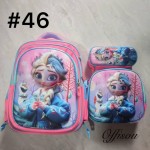 bolso tripack 3pcs bolso+cartuchera+lonchera 16pulga(con luces  )