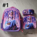 bolso tripack 3pcs bolso+cartuchera+lonchera 16pulga(con luces  )