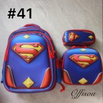 bolso tripack 3pcs bolso+cartuchera+lonchera 16pulga(con luces  )