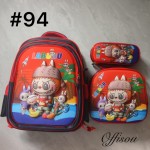 bolso tripack 3pcs bolso+cartuchera+lonchera 16pulga(con luces  )