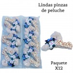 pinza peluche de dama ( por unidad clip foto entre ver mas modelos)