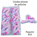 pinza peluche de dama ( por unidad clip foto entre ver mas modelos)