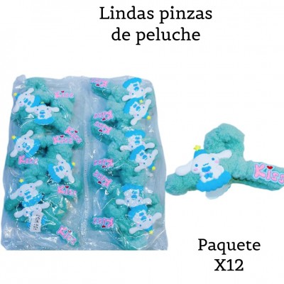 pinza peluche de dama ( por unidad clip foto entre ver mas modelos)