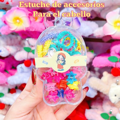 set de colitas+pinzitas+ganchito (P)