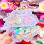 set de colitas+pinzitas+ganchito (G)