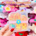 set de colitas+pinzitas+ganchito (G)