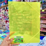 carpeta plastica con liga carta